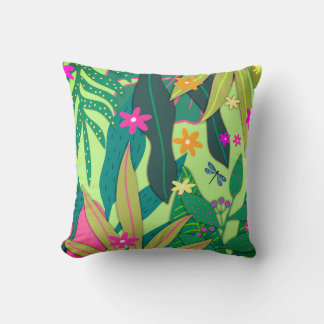 Botanical Print #12 Sangria Cushion
