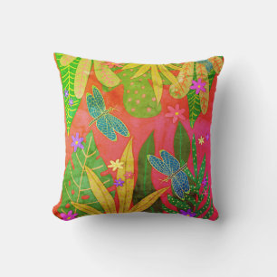 Botanical Print #14 1974 Cushion