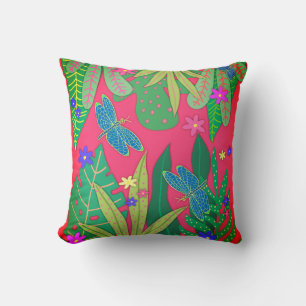 Botanical Print #14 Sangria Cushion