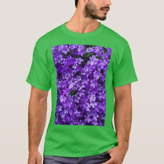 Botanical Purple Flowers T-Shirt
