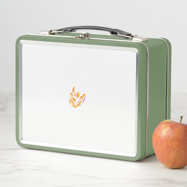 Botanical Retro Lunchbox Cute Floral Tin (In Situ)