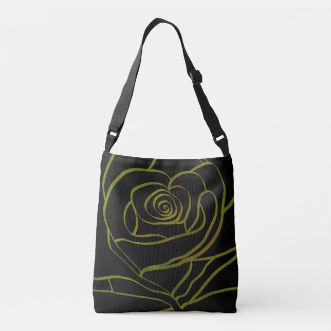 Botanical Rose Tote Bag (Back)