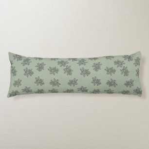 Botanical Sage Green Body Cushion