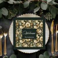 Botanical Sage Napkins Lux Pastel Dining Accent