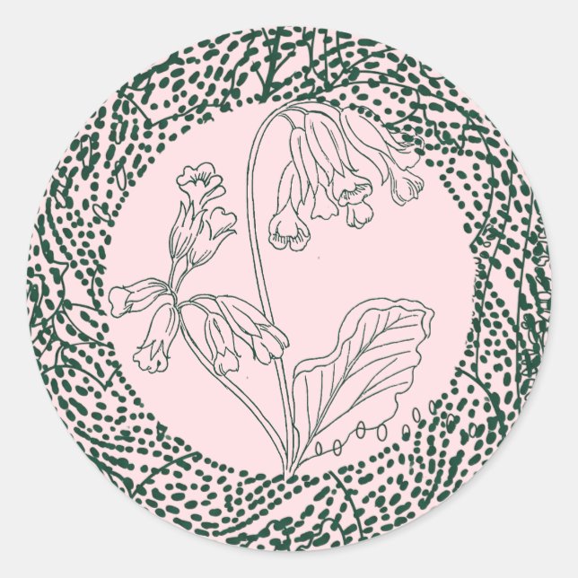 Botanical Seal Sticker (Front)
