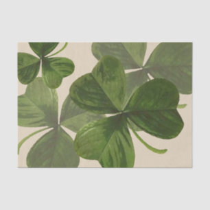 Botanical Shamrock Photos on Custom Colour Tissue Paper