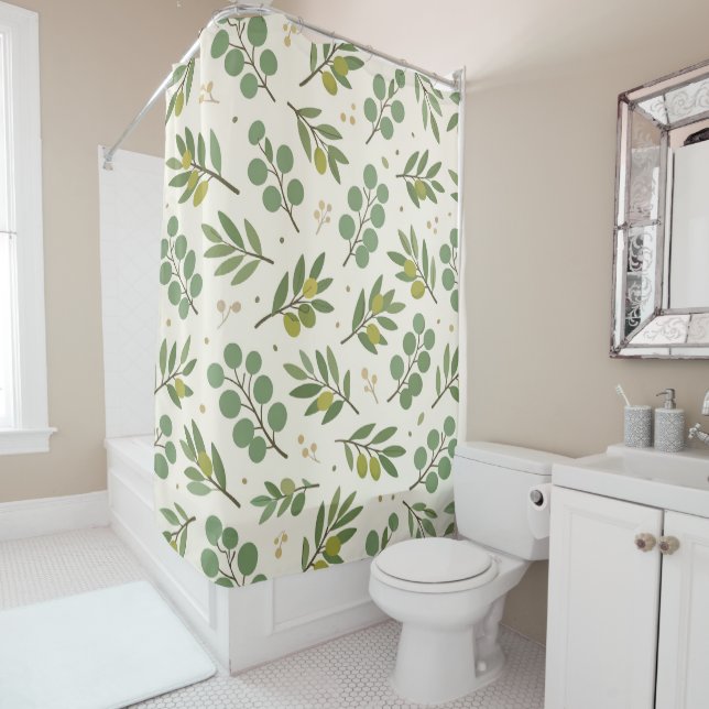 Botanical  shower curtain (In Situ)