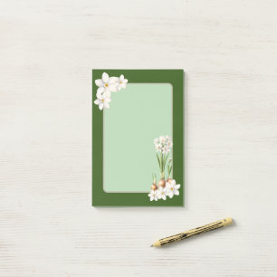Botanical Spring Green Post Notes