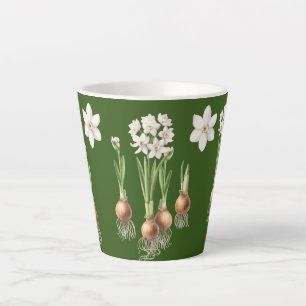 Botanical Spring Latte Mug - Spring Green