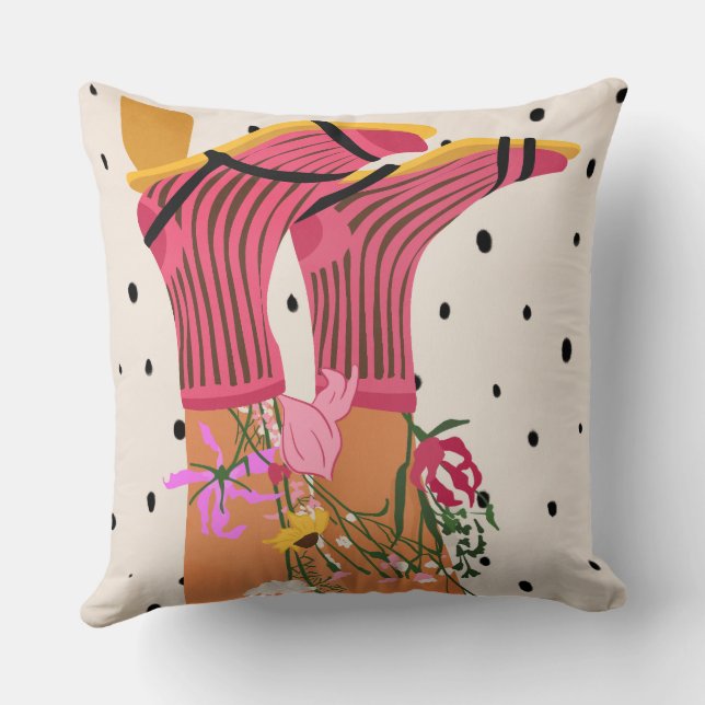 Botanical Steps Cushion (Back)