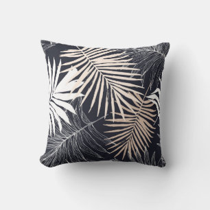Botanical tropical leaf: vintage graphic cushion