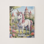 Botanical Unicorn Haven Personalised Girls Jigsaw Puzzle<br><div class="desc">Step into a botanical wonderland with our 'Botanical Unicorn Haven' personalised girls' jigsaw puzzle. Featuring a whimsical scene of unicorns amidst lush botanicals,  this enchanting puzzle is customised with your little one's name,  offering a delightful blend of fantasy and personalisation for endless hours of joyous assembly.</div>