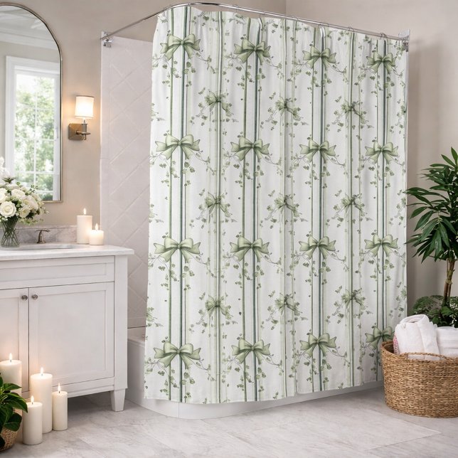 Botanical Vine Design Shower Curtain (Creator Uploaded)