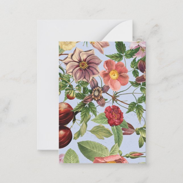 Botanical vintage design card (Front)