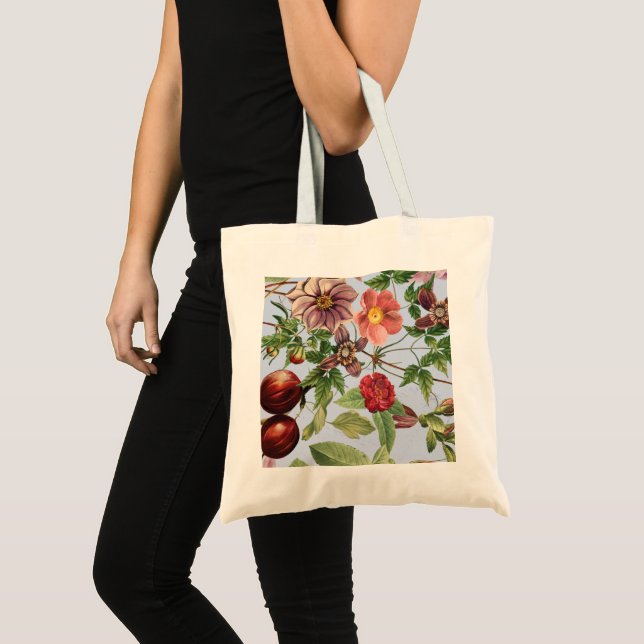 Botanical vintage design tote bag (Front (Product))