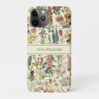 Botanical Vintage Wildflower Floral Personalised