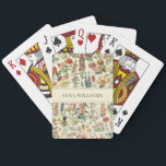 Botanical Vintage Wildflower Floral Personalised Playing Cards<br><div class="desc">Botanical Vintage Wildflower Floral Personalised Playing Cards</div>