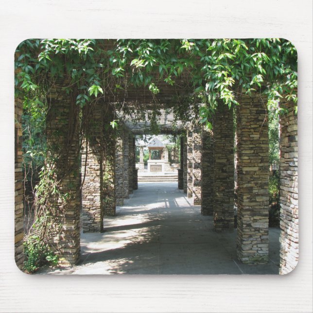 Botanical walkway mouse pad (Front)