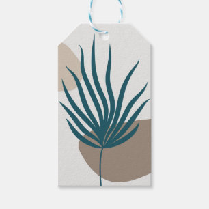 Botanical wall art gift tags