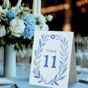 Botanical Watercolor Jewish Event Bar Bat Mitzvah