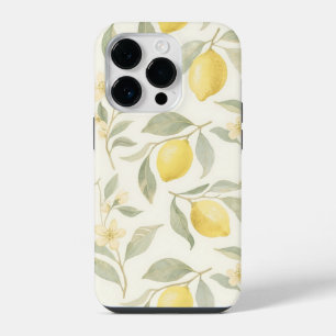 Botanical Watercolor of Citrus Flowers iPhone 14 Pro Case