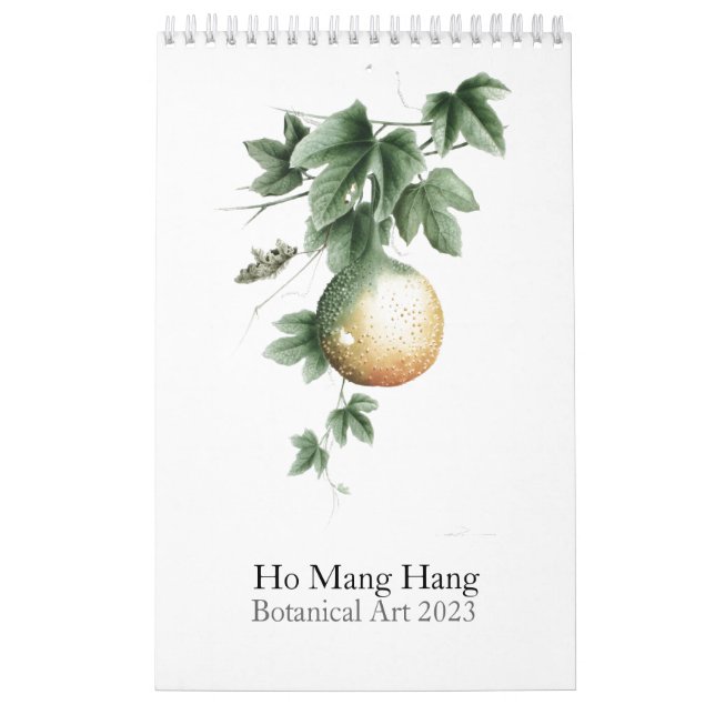 Botanical Watercolors Calendar 2023 (Cover)