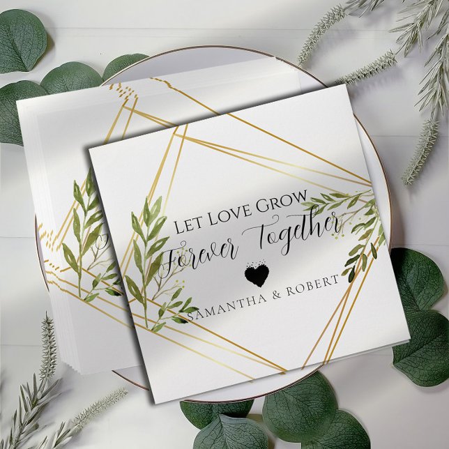 Botanical Wedding Bridal Favour Seeds Envelope (Creator Uploaded)