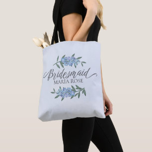 Botanical Wedding bridesmaid Floral Gift Tote Bag