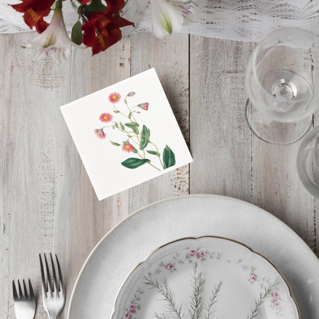 Botanical Wedding Cocktail Napkin (Creator Uploaded)