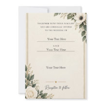 Botanical Wedding Invitation