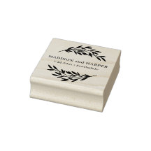 Botanical Wedding Names and Date