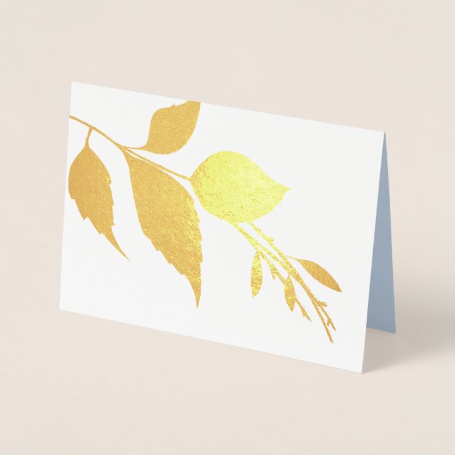 Botanical Wedding Thank You Card (Front)
