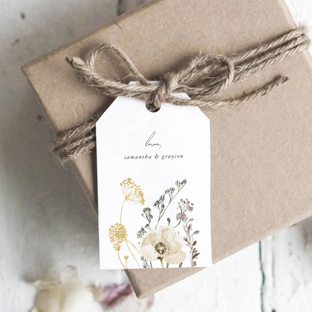 Botanical Wedding  Thank You Tag (Creator Uploaded)