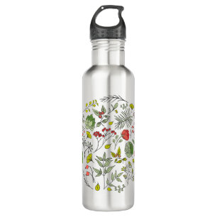 Botanical Wildflower Garden 710 Ml Water Bottle