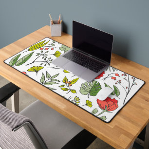 Botanical Wildflower Garden Desk Mat