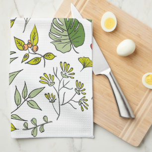 Botanical Wildflower Garden Tea Towel