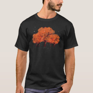 Botanical Wildlife Nature Fall Colourful Trees Aut T-Shirt