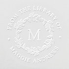 Botanical Wreath Monogram Bookplate
