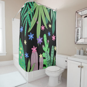 Botanicals #5 shower curtain