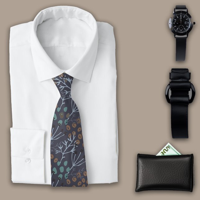 Botanicals Midnight Blue Tie (Creator Uploaded)