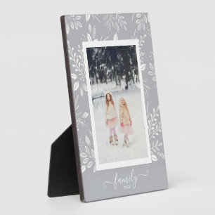 Botanicals Photo Easel Back Frameless Picture Plaque