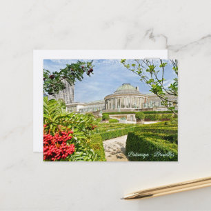 Botanique parc in Brussels Holiday Postcard