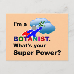 Botanist Superhero custom design Postcard