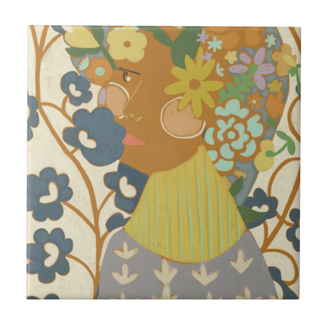 Botany Beauty Ceramic Tile (Front)