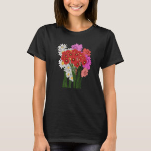 Botany Garden Flower Blossoms Nature Wildflower Bo T-Shirt