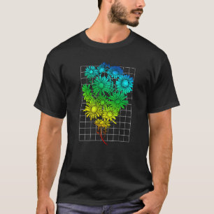 Botany Gardener Flower Blossoms Garden Colorful Da T-Shirt