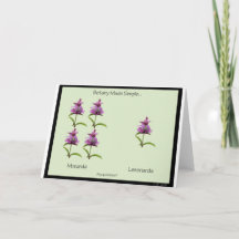 Botany Made Simple 7 x 5 Greeting Card - blank