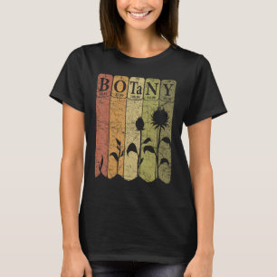 Botany Periodic Table Elements Plant Lover Botanic T-Shirt