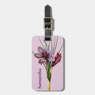 Botany: Saffron Luggage Tag