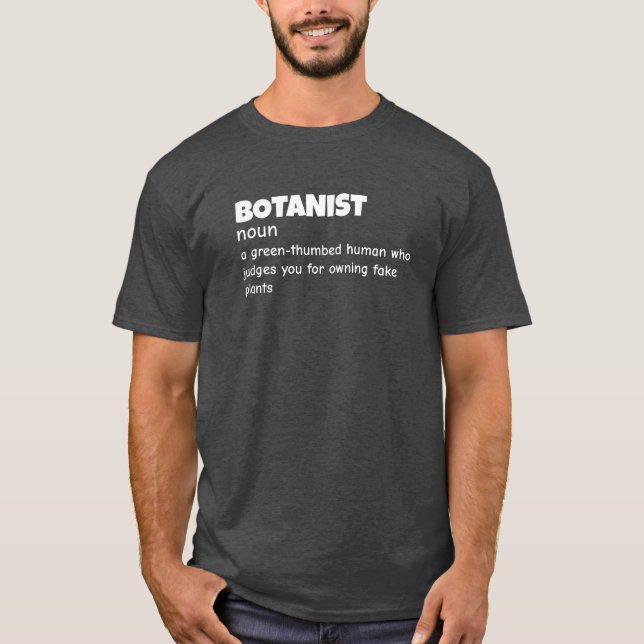 Botany Scientist Humour Tee (Front)